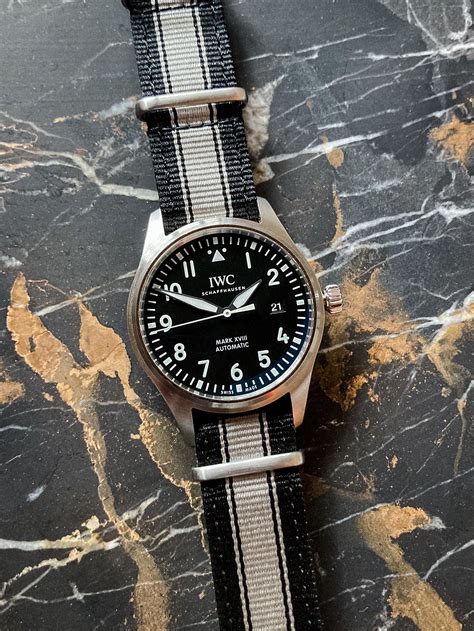 iwc nato|iwc pilot's watch mark xviii.